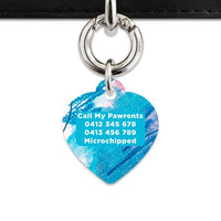Bailey And Bone Pet Tag Abstract Crayon Pet Tag