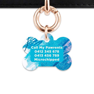 Bailey And Bone Pet Tag Abstract Crayon Pet Tag