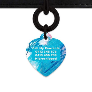 Bailey And Bone Pet Tag Abstract Crayon Pet Tag