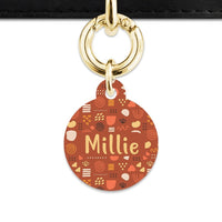 Bailey And Bone Pet Tag Abstract Organic Shapes Pet Tag