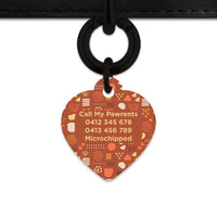 Bailey And Bone Pet Tag Abstract Organic Shapes Pet Tag