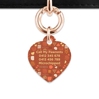 Bailey And Bone Pet Tag Abstract Organic Shapes Pet Tag