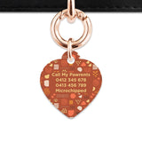 Bailey And Bone Pet Tag Abstract Organic Shapes Pet Tag
