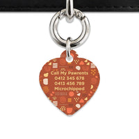 Bailey And Bone Pet Tag Abstract Organic Shapes Pet Tag