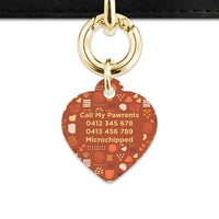 Bailey And Bone Pet Tag Abstract Organic Shapes Pet Tag