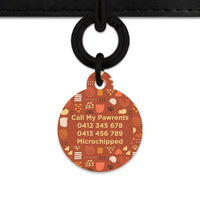 Bailey And Bone Pet Tag Abstract Organic Shapes Pet Tag
