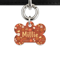 Bailey And Bone Pet Tag Abstract Organic Shapes Pet Tag