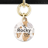 Bailey And Bone Pet Tag Abstract Safari Pattern Pet Tag
