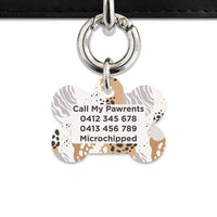 Bailey And Bone Pet Tag Abstract Safari Pattern Pet Tag