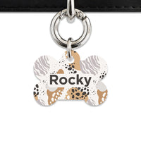 Bailey And Bone Pet Tag Abstract Safari Pattern Pet Tag