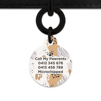 Bailey And Bone Pet Tag Abstract Safari Pattern Pet Tag
