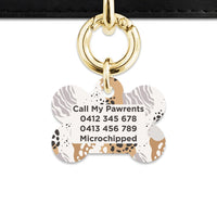 Bailey And Bone Pet Tag Abstract Safari Pattern Pet Tag