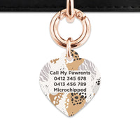 Bailey And Bone Pet Tag Abstract Safari Pattern Pet Tag