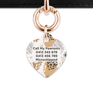 Bailey And Bone Pet Tag Abstract Safari Pattern Pet Tag