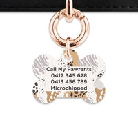 Bailey And Bone Pet Tag Abstract Safari Pattern Pet Tag