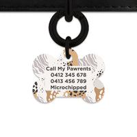 Bailey And Bone Pet Tag Abstract Safari Pattern Pet Tag