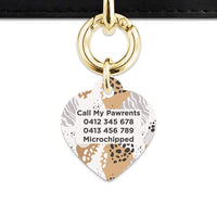 Bailey And Bone Pet Tag Abstract Safari Pattern Pet Tag
