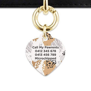 Bailey And Bone Pet Tag Abstract Safari Pattern Pet Tag
