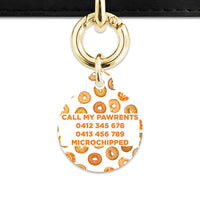 Bailey And Bone Pet Tag Bagel Pattern Pet Tag