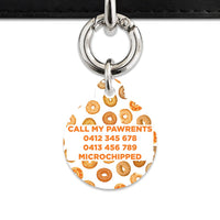 Bailey And Bone Pet Tag Bagel Pattern Pet Tag