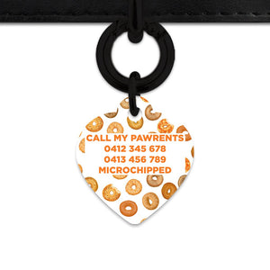 Bailey And Bone Pet Tag Bagel Pattern Pet Tag
