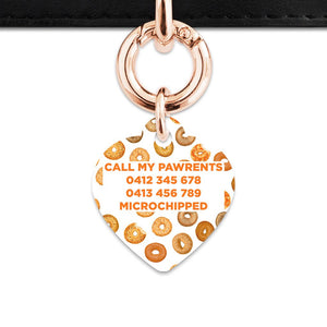 Bailey And Bone Pet Tag Bagel Pattern Pet Tag
