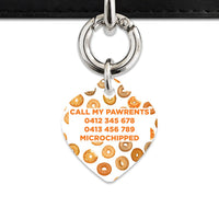 Bailey And Bone Pet Tag Bagel Pattern Pet Tag