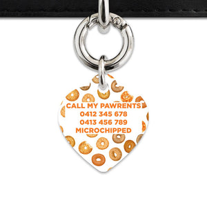 Bailey And Bone Pet Tag Bagel Pattern Pet Tag