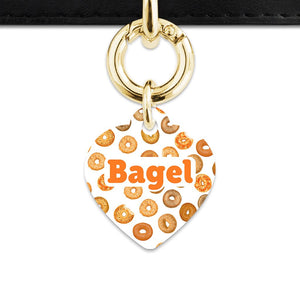 Bailey And Bone Pet Tag Bagel Pattern Pet Tag