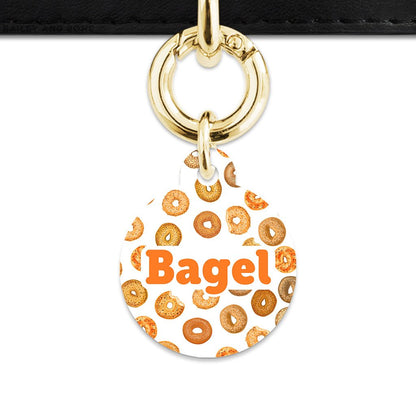 Bailey And Bone Pet Tag Bagel Pattern Pet Tag