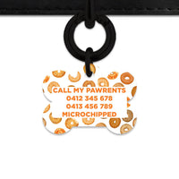 Bailey And Bone Pet Tag Bagel Pattern Pet Tag