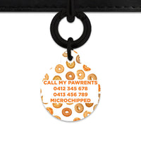 Bailey And Bone Pet Tag Bagel Pattern Pet Tag