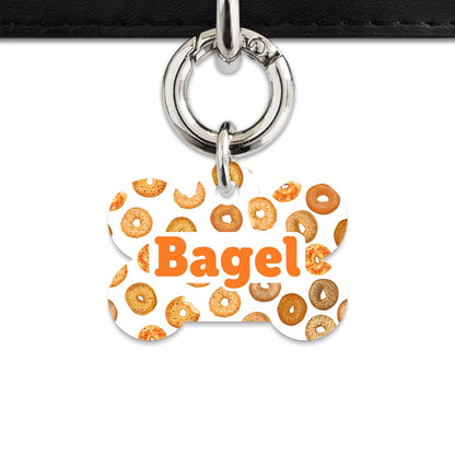 Bailey And Bone Pet Tag Bagel Pattern Pet Tag
