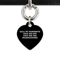 Bailey And Bone Pet Tag Black Hello My Name Is Pet Tag
