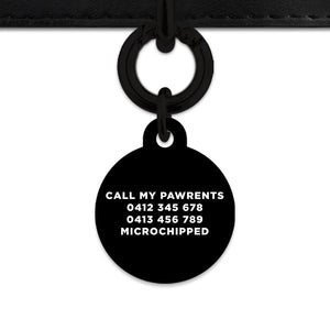 Bailey And Bone Pet Tag Black Hello My Name Is Pet Tag