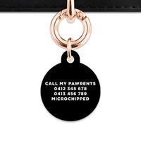 Bailey And Bone Pet Tag Black Hello My Name Is Pet Tag
