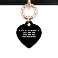 Bailey And Bone Pet Tag Black Pastel Confetti Pet Tag