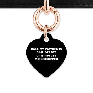 Bailey And Bone Pet Tag Black Pastel Confetti Pet Tag