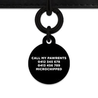 Bailey And Bone Pet Tag Black Pastel Confetti Pet Tag