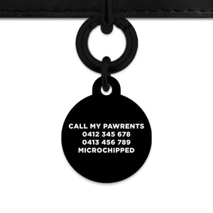 Bailey And Bone Pet Tag Black Pastel Confetti Pet Tag