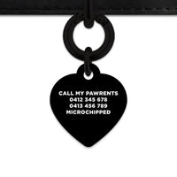 Bailey And Bone Pet Tag Black Pastel Confetti Pet Tag