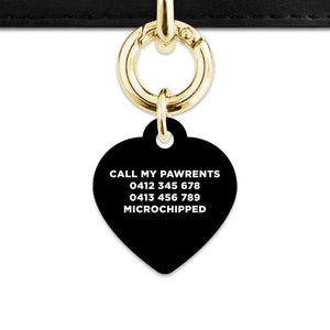 Bailey And Bone Pet Tag Black Pastel Confetti Pet Tag