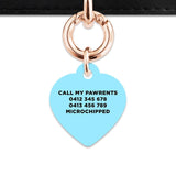 Bailey And Bone Pet Tag Blue Black And White Stripes Pet Tag