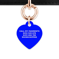 Bailey And Bone Pet Tag Blue Hello My Name Is Pet Tag
