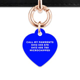Bailey And Bone Pet Tag Blue Hello My Name Is Pet Tag