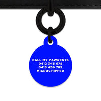 Bailey And Bone Pet Tag Blue Hello My Name Is Pet Tag