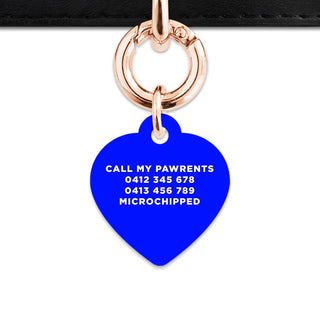 Bailey And Bone Pet Tag Blue Hello My Name Is Pet Tag