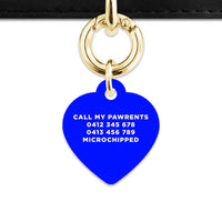 Bailey And Bone Pet Tag Blue Hello My Name Is Pet Tag