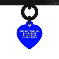 Bailey And Bone Pet Tag Blue Hello My Name Is Pet Tag