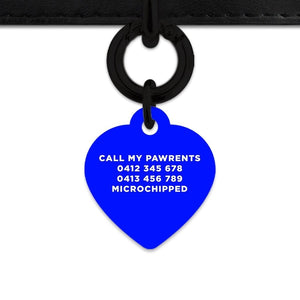 Bailey And Bone Pet Tag Blue Hello My Name Is Pet Tag
